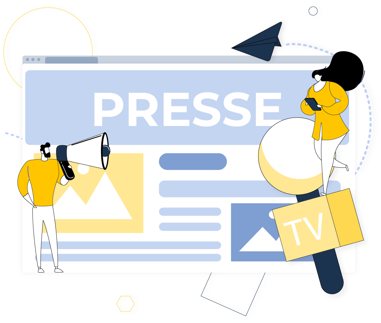 Vizcab : icone presse et TV