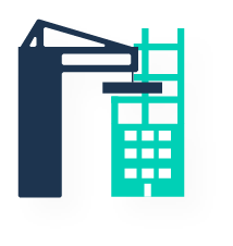 Vizcab : icone de la construction d'un bâtiment