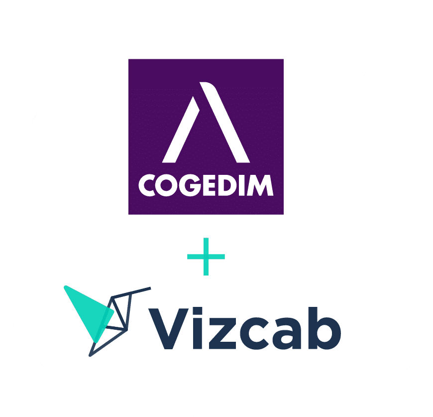 Vizcab : logo Cogedim x Vizcab
