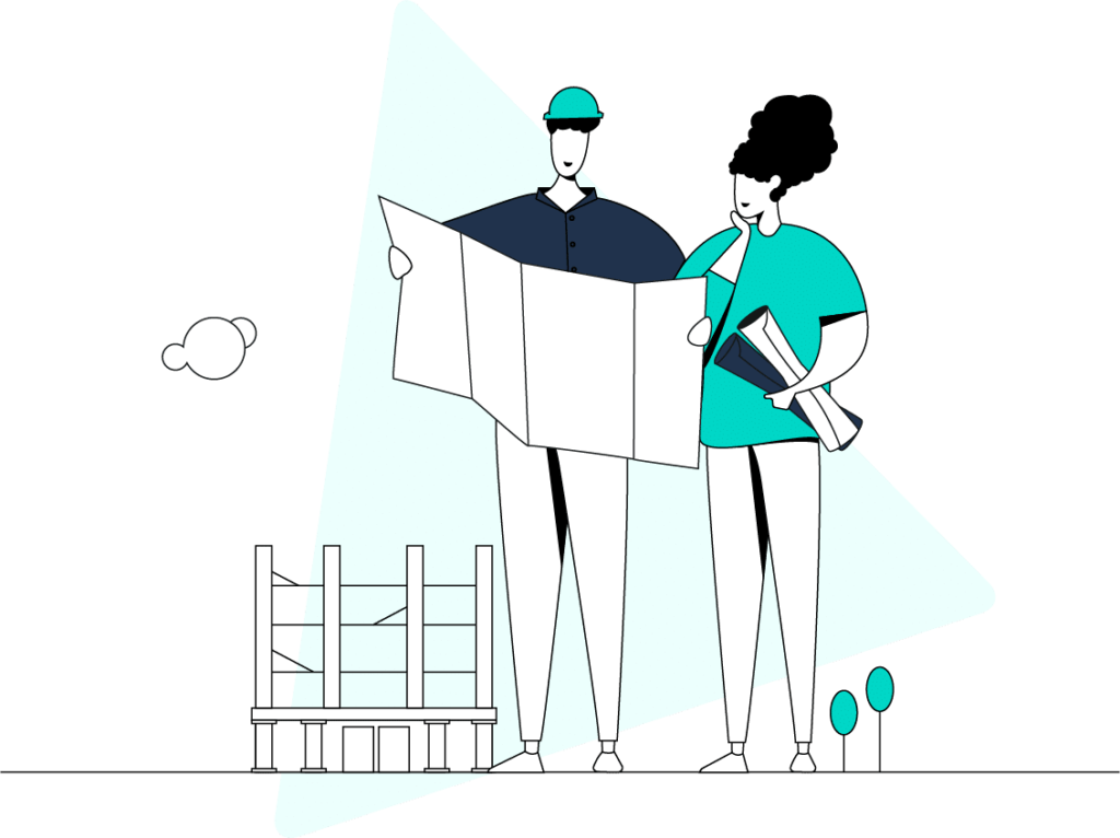 Vizcab : icone chantier bâtiment