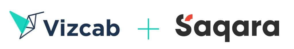 Vizcab : logo Saqara x Vizcab 2