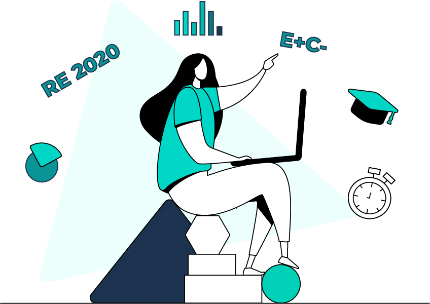 Vizcab : illustration RE2020 et E+C- formation