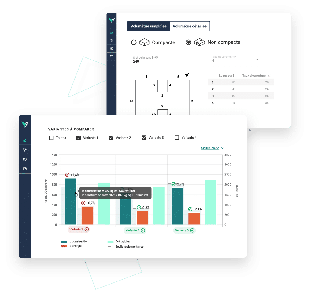Vizcab : Explo Calculer le coût carbone en amont