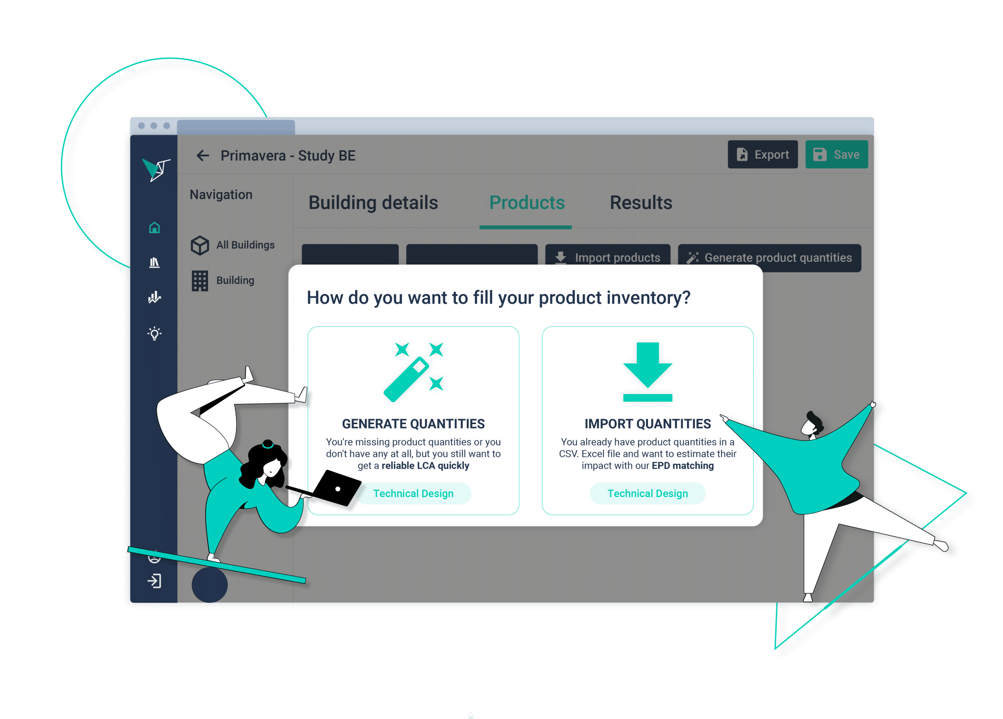 Vizcab LCA : generate or import your quantities